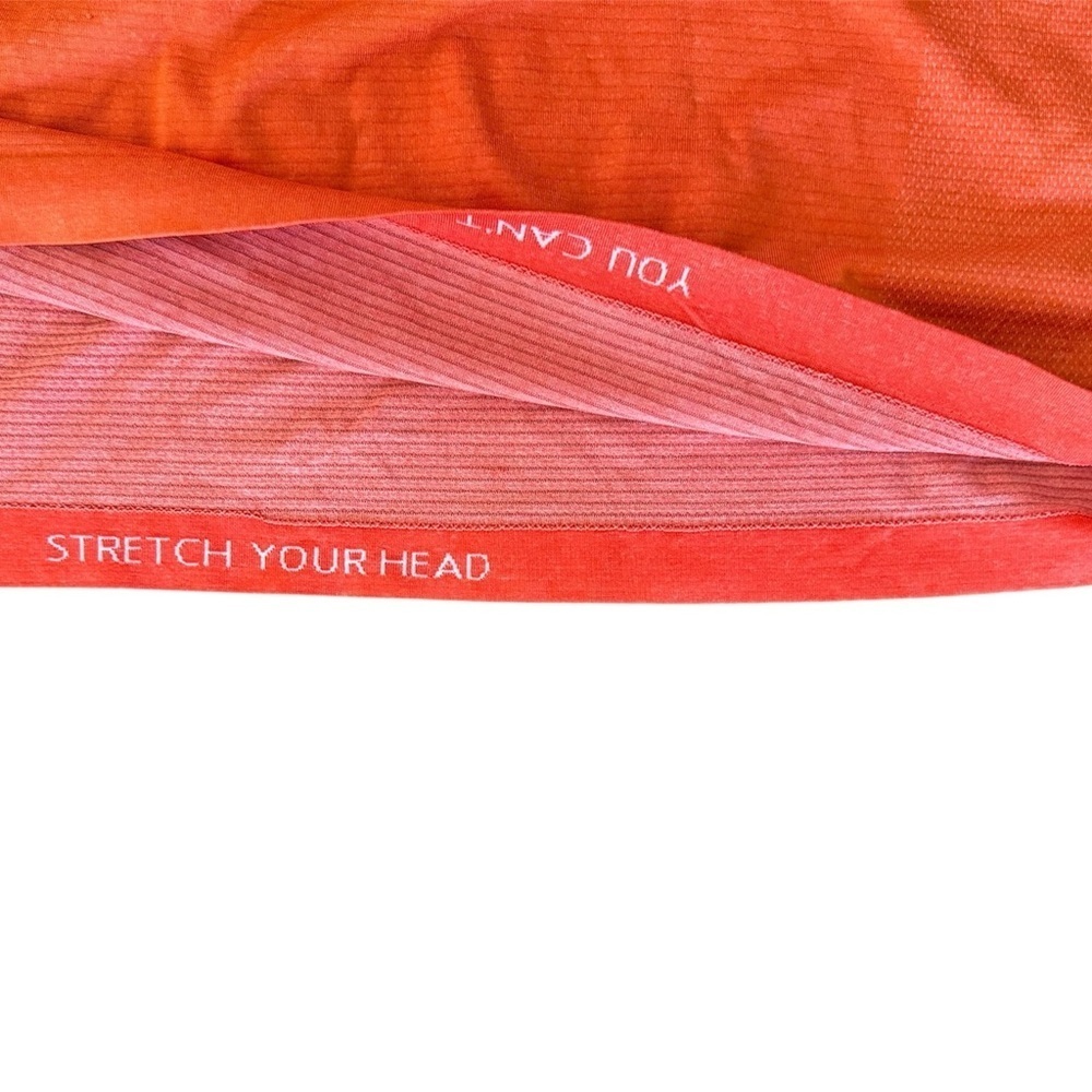 Lululemon men’s metal vent tech orange ombré workout short sleeve shirt Sz XL - Picture 4 of 5